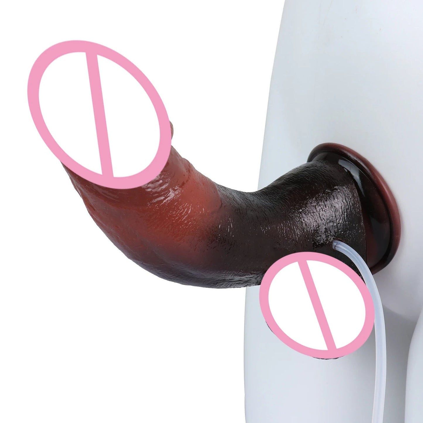 Thick Penis Dildos for Women Men with Squirting Function air Bag and Injector Equipped Erotic Toys luvshop24
