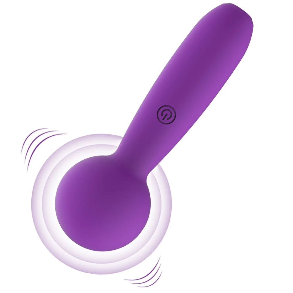 Erotic Mini Vibrator for Women Rechargeable Massager Vibrator Mute Rechargeable Strong Powerful Handheld Mute AV Wand Massager luvshop24