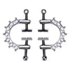 Heaviness Metal Nipple Clamps for Men Couple Erotic Game SM Toys With Chain Breast Clamps luvshop24