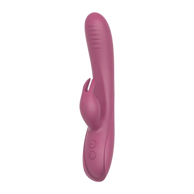 G Spot Purple Usb Charger Rabbit Vibrator With 7 Powerful Vibrations Dual Motor Vibrators for Women luvshop24