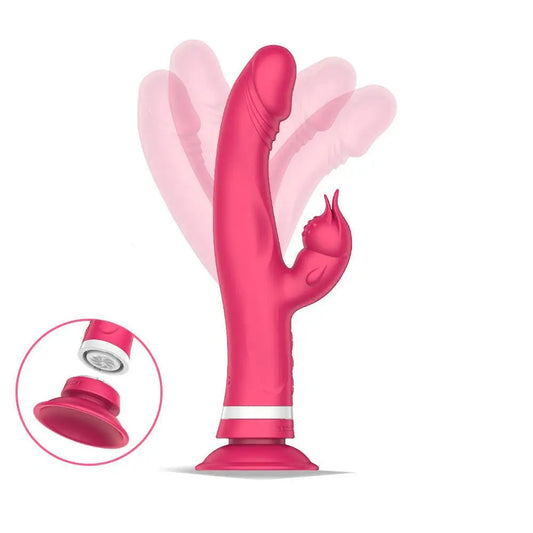 Sexy Female Masturbation Automatic Dildo New Design G Spot Rabbit Vibrator Clitoris Stimulator Vibrating Dildo luvshop24