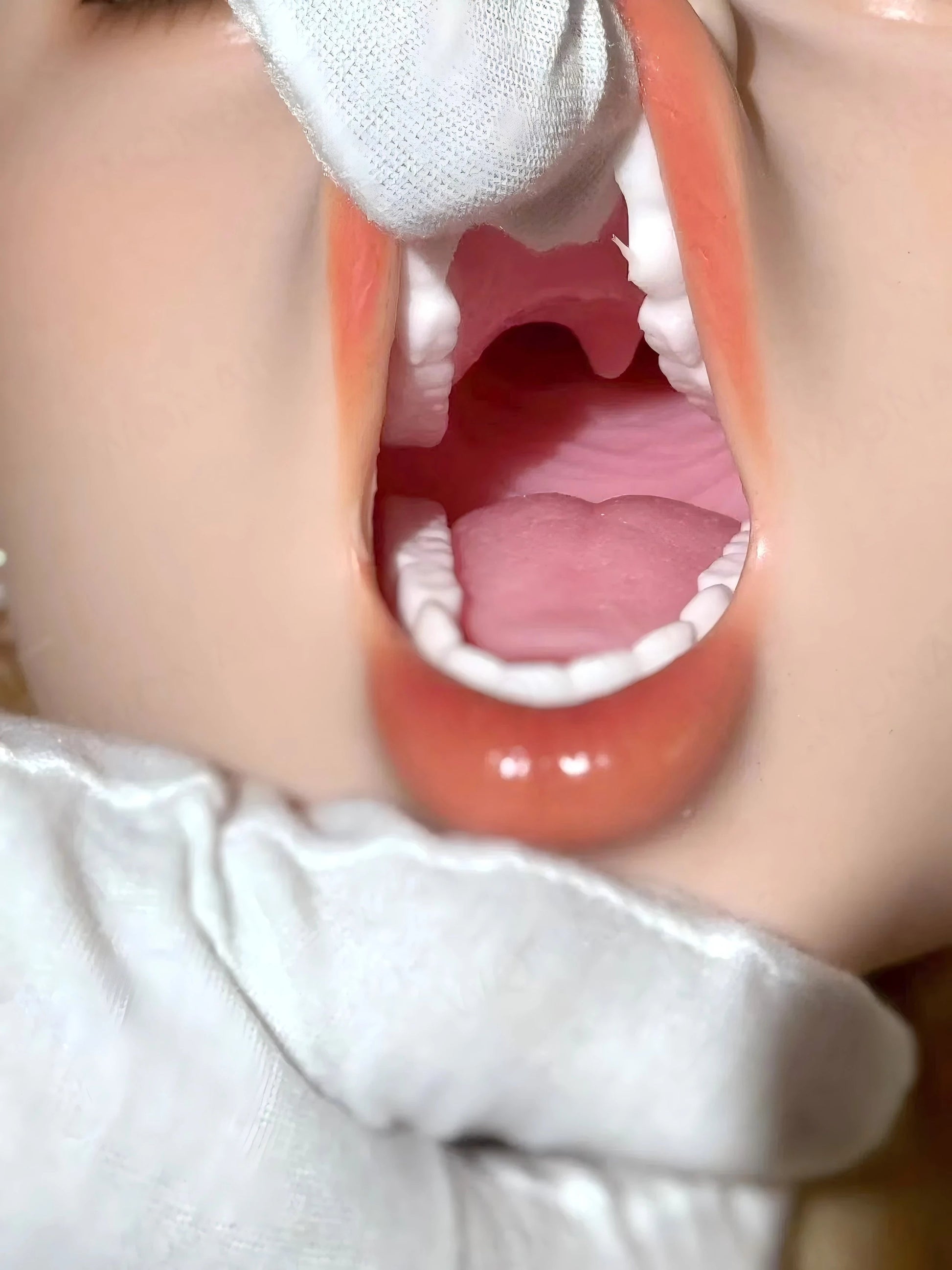1:1 adult simulation head, with tongue and teeth, real oral cavity, can be used in conjunction with human silicone head for hair luvshop24