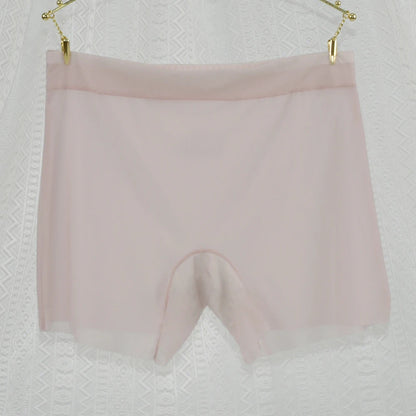 1pc Summer Ice Silk Ultra-thin Boxer Underwear Women Seamless High Waist Panties Plus Size Quick Dry Female Safety Short Pants luvshop24