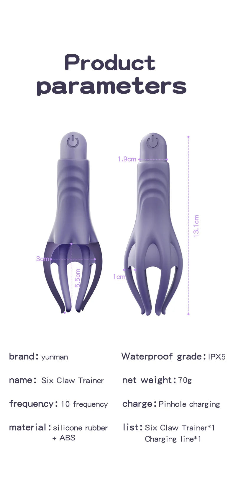 Powerful Vibrating Glans Trainer for Men Masturbator Penis G Spot Soft Fingertip Prolong Endurance Massage Vibrator Erotic Toys luvshop24