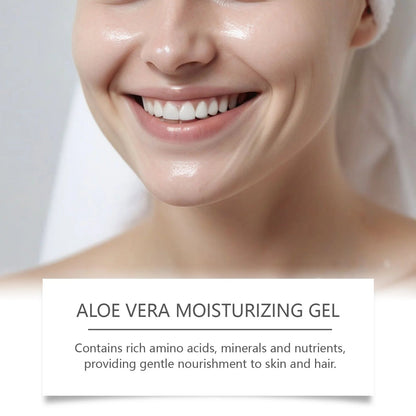 Aloe Vera Gel Pore Shrinking Oil Control Ance Remover Moisturizing Brighten Anti-Aging Facial Essence Beauty Skin Care Products luvshop24