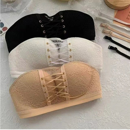 Women's bra sexy Lace Lingerie Fashion Push Up Comfort Brassiere For Girls Without Steel Rings Female Lingerie luvshop24