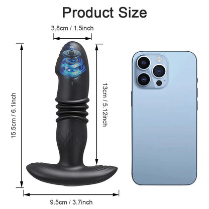 Telescopic Vibrating Butt Plug Anal Vibrator Wireless Remote Sex Toys for Women Ass Anal Dildo Prostate Massager Men Buttplug luvshop24