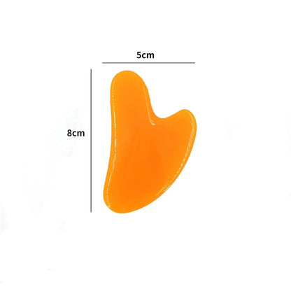 1Pcs Beeswax Guasha Scraping Massage Scraper Face Massager Acupuncture Gua Sha Board Acupoint Face Eye Care SPA Massage Tool luvshop24