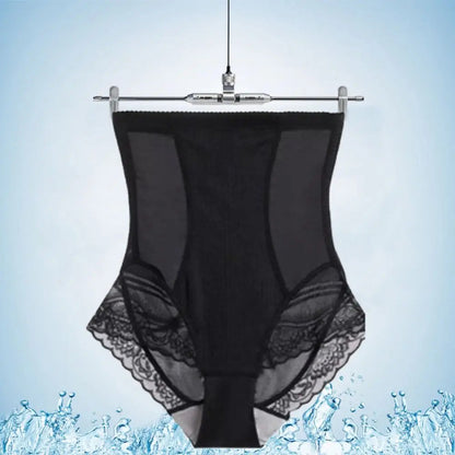 Lace Flower Postpartum Panties Transparent Tight Slim Seamless Underwear Restoration High Waist Tummy Control Shapewear Gym luvshop24