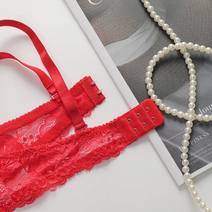 2-piece Sexy Multi-color Lingerie Set For Women's Gathering Push Up Underwear For Women's Flower Underwear Set A2155 luvshop24