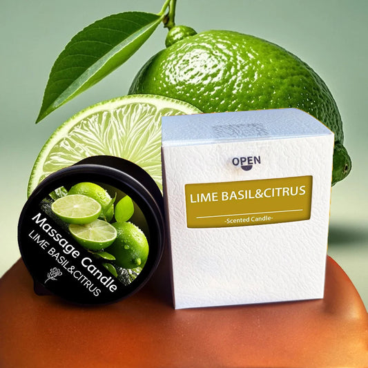 Massage essential oil candle, Soothing and Relaxing Muscles Massage Oil for Massage Ideal Body Oil for Skin Moisturizing luvshop24