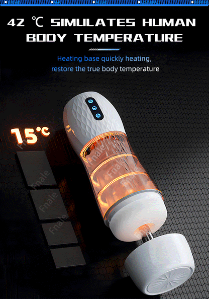 Male Masturbator Automatic Sucking Vibration Blowjob Machine Heating Pussy Penis Pump Masturbation Cup Sex Toys for Men Supplies luvshop24
