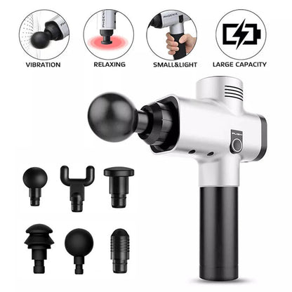 Phoenix A2 Massage Fascia Gun Athlete Vibrating Deep Tissue Strike Four-speed Adjustable Quiet Portable Electric Sports Massager luvshop24