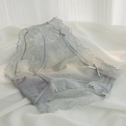 2024 Summer New Lace Sexy Women's Underwear Ultra Thin Breathable Comfortable Traceless Underwear Bragas Трусы 팬티 Белье luvshop24