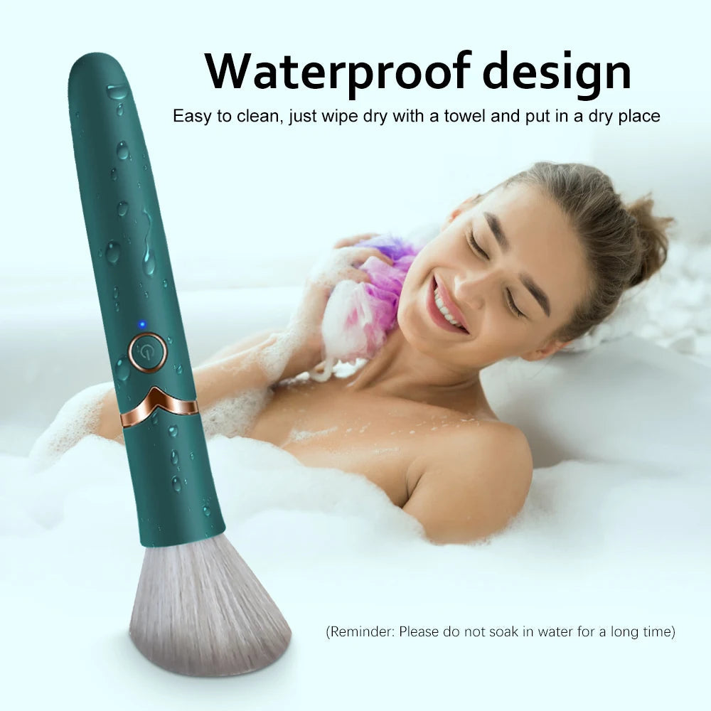 Makeup Brush Vibrator for Women Clit Vagina Stimulator AV Magic Dildo Wand Bullet Vibrator Female Masturbation Massager Sex Toys luvshop24