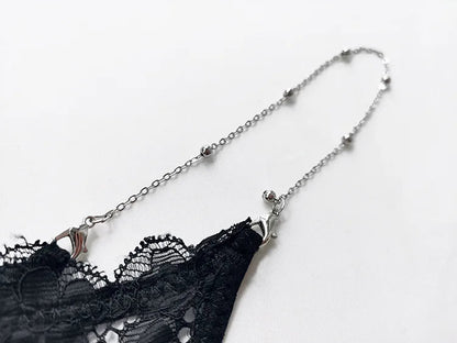 Metal Chain Hot Sexy Women Panties Cotton G String Girls Briefs Letter Thong Erotic Female Underwear Low Waist Intimates luvshop24