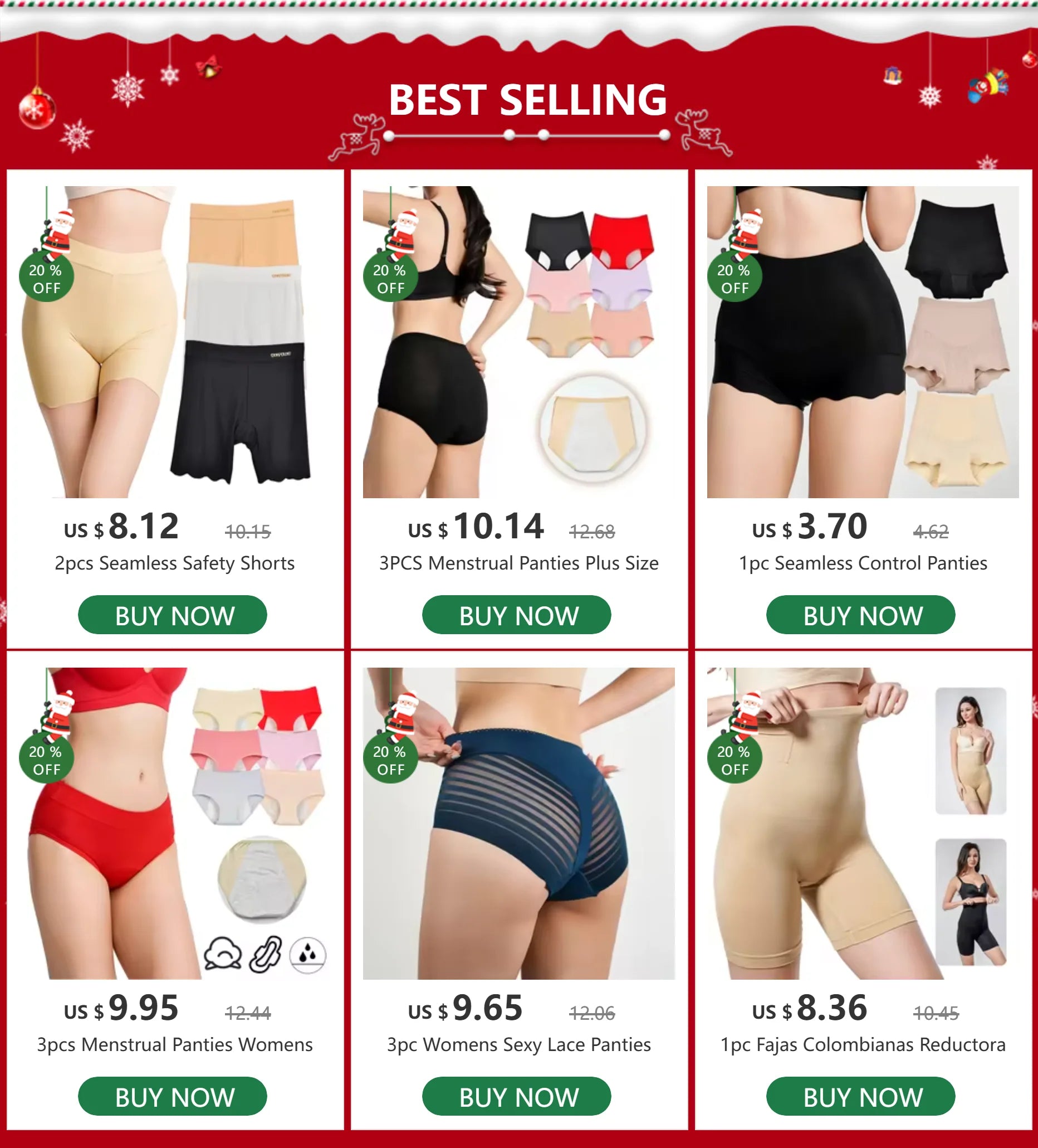 8pcs/lot Women Panties Milk Silk Girls Plus Size Underwear High Waist Briefs Breathable Solid Color Female Lingerie 38-100KG luvshop24
