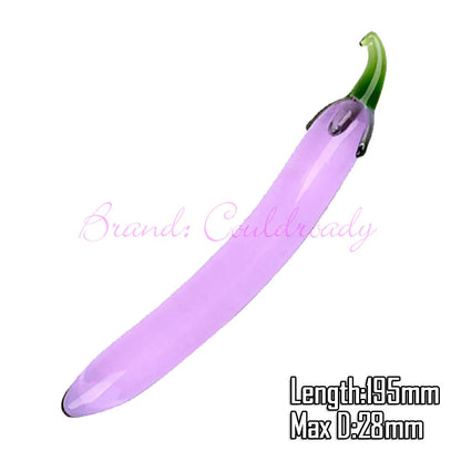 Pyrex Glass Dildo 195x33mm Fake Penis Crystal Anal Beads Butt Plug Prostate Massager G Spot Female Masturbation Toys luvshop24