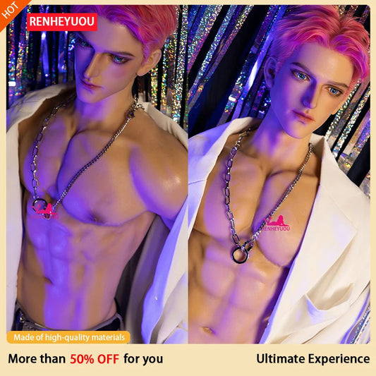 RENHEYUOU New Male Doll Huge Penis Anal Sexy Adult Sex Doll Silicone Sex Toy Female Masturbator Gay Sex Doll Sex Store Dildo 18+ luvshop24