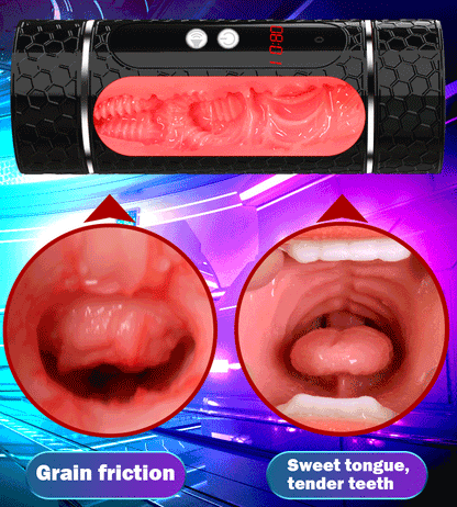 Automatic Male Masturbator Cup Soft Tight Pussy Blowjob Realistic Vaginal and Mouth Mold Vibrating Sucking Wriggle Men Sex Toys luvshop24