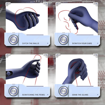 Glans Trainer for Men Powerful Vibrating Penis G Spot Masturbator Soft Fingertip Prolong Endurance Massage Vibrator Erotic Toys luvshop24