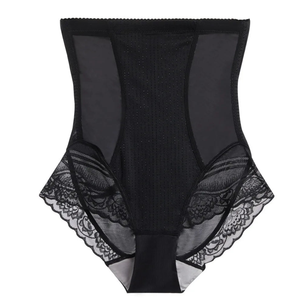 Lace Flower Postpartum Panties Transparent Tight Slim Seamless Underwear Restoration High Waist Tummy Control Shapewear Gym luvshop24