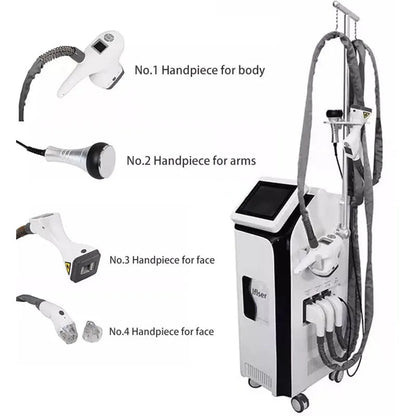 4 in 1 Vacuum Ultrasonic Cavitation 40HKZ Vela Body SHAPE Cellulite Reduction Infrared Light 940NM Face Body Slimming Machine luvshop24