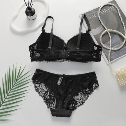 Lace Bras Set For Womens Sexy brs & panty sets Female Lingerie Embroidered 34/75 36/80 38/85 BCD Cup Underwear luvshop24