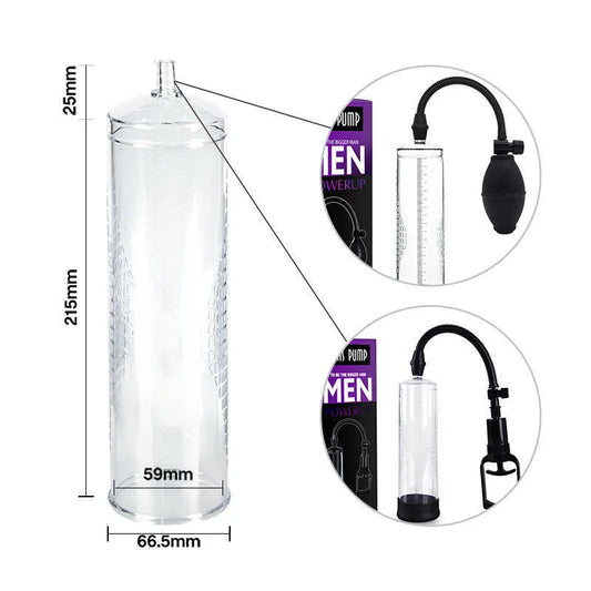 Accessories for Penis Pump Cylinder Flask Part Replacement for Dick Extender Enhancer Stretcher Vacuum Pumps Sex Toys Men luvshop24