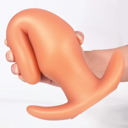 Wearable Anti Drop Soft Anal Plugs Prostate Massage Liquid Silicone Huge Butt Plug Anal Training Comfortable To Wear Butt Plug luvshop24