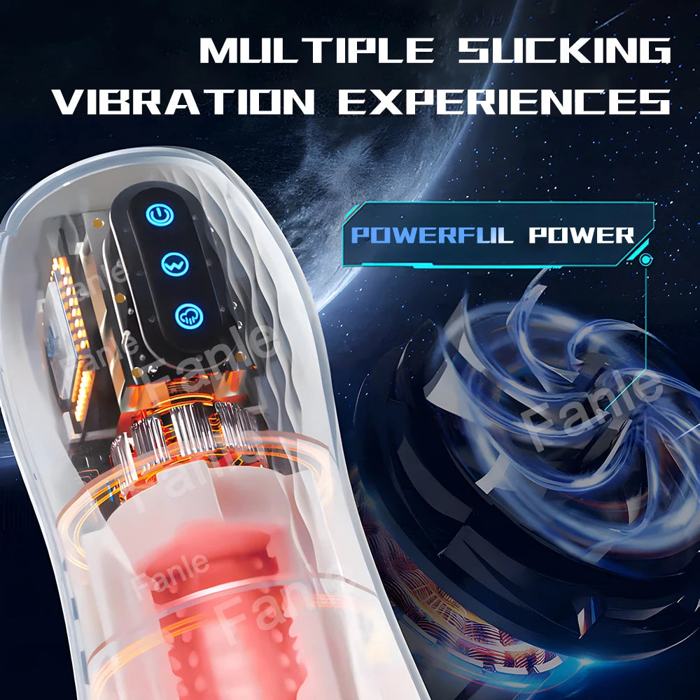 Male Masturbator Automatic Sucking Vibration Blowjob Machine Heating Pussy Penis Pump Masturbation Cup Sex Toys for Men Supplies luvshop24