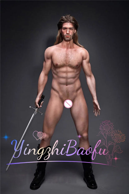 180-200cm realistic silicone male doll penis anal adult sex toy muscular samurai female masturbator gay doll luvshop24