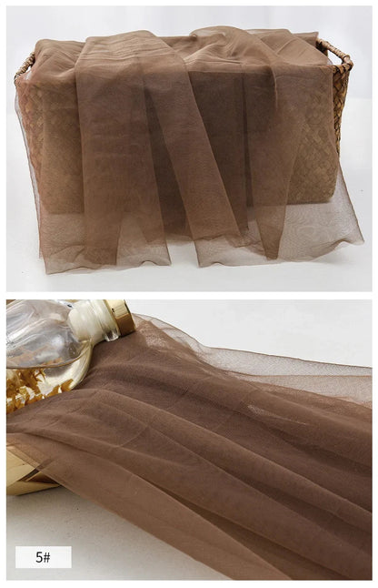 0.5/2/5m Low Stretch Corsetry Fabric Premium Strong Net Soft Nude Tulle for Corset,Power Mesh,DIY Women Dress,Bridal Veil Sewing luvshop24