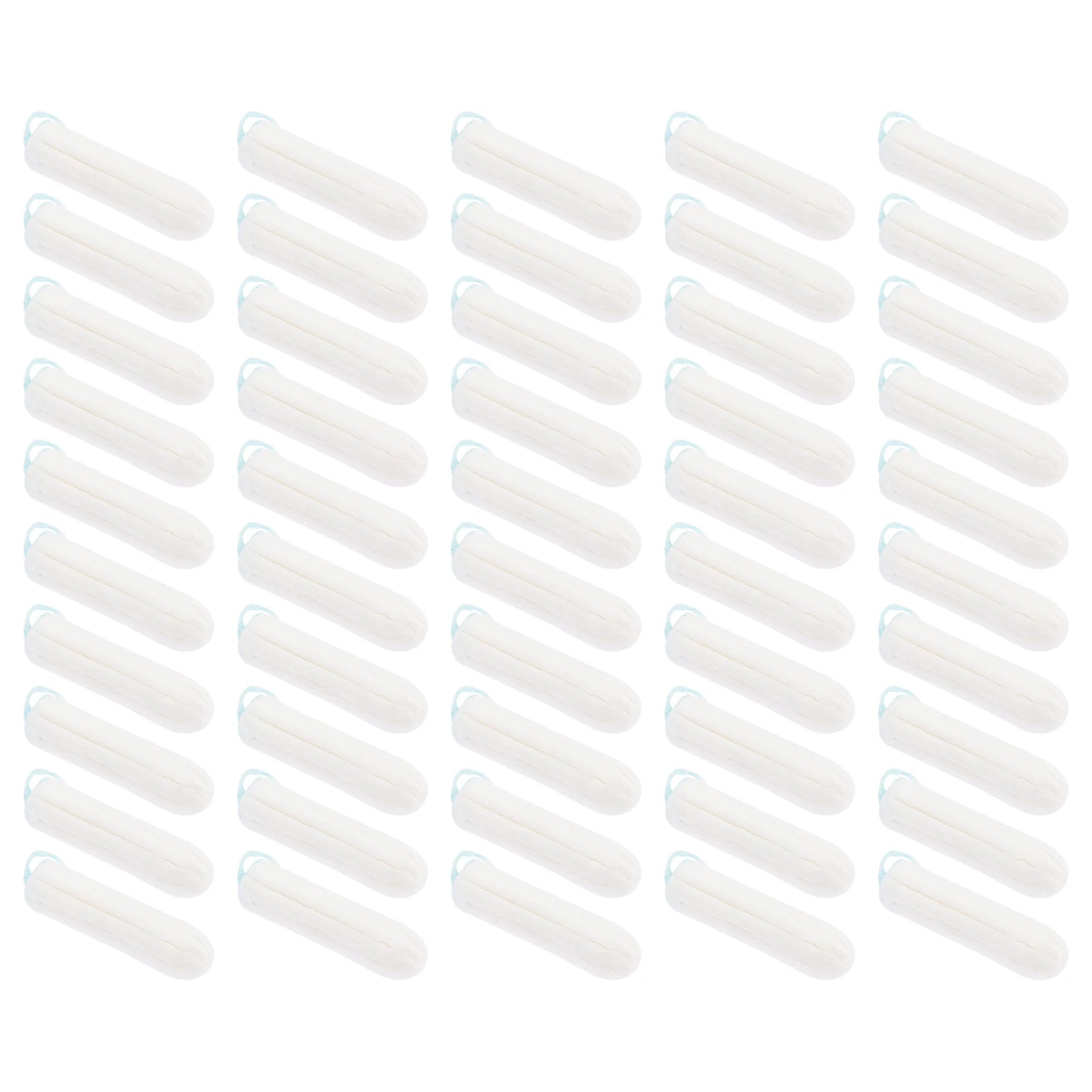 50pcs Sanitary Tampon Pure Cotton Women Supplies Menstrual Finger Push-in Easy Travel Premium Safe Female Hygiene Care luvshop24