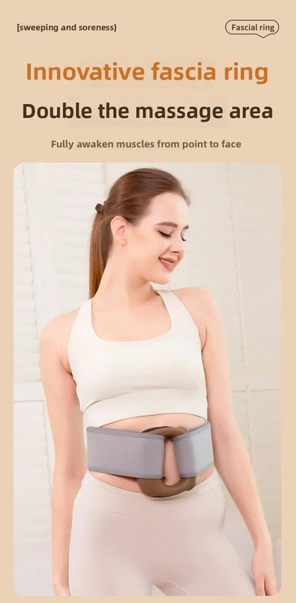 Vibration Fascia Massage Ring Portable Mini Shaking Machine for Shoulder Neck Back Pain Relief Yoga Massager luvshop24