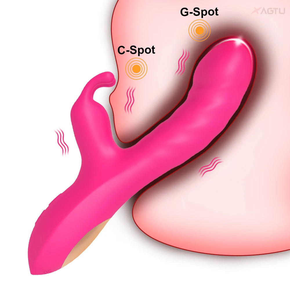 Rabbit Vibrator Realistic Dildo Sex Toys for Women 10 Vibration G Spot Clitoral Vibrators Stimulator Sextoy for Adults Goods 18+ luvshop24