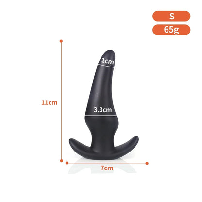 Wearable Anti Drop Soft Anal Plugs Prostate Massage Liquid Silicone Huge Butt Plug Anal Training Comfortable To Wear Butt Plug luvshop24