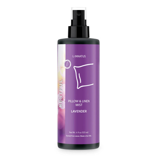 All-Natural 4oz Restful Lavender Pillow Linen Spray USA Made Aromatherapy Stress Relief Water-Based Chemical-Free Nasal Care luvshop24