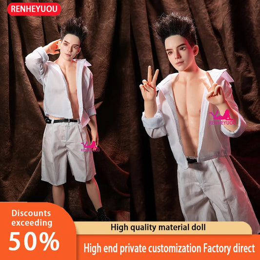 RENHEYUOU Real Female Masturbator Doll Realistic Silicone Sex Doll Men Full Body Love Doll Gay Anal Sex toys Lifelike Penis 18+ luvshop24