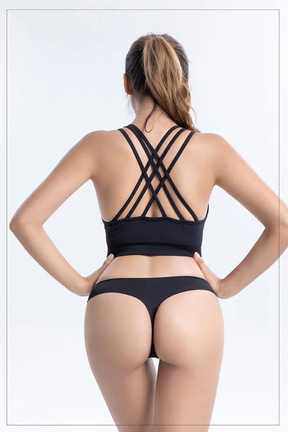 6pcs Cotton Women's Thongs Panties Sports Breathable Low Waist Underwear Lingerie Sexy Female Lady Solid Color G-String luvshop24
