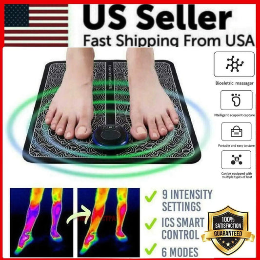 EMS Electric Deep Kneading Foot Massager Leg Reshaping Muscle Pain Relax Machine luvshop24