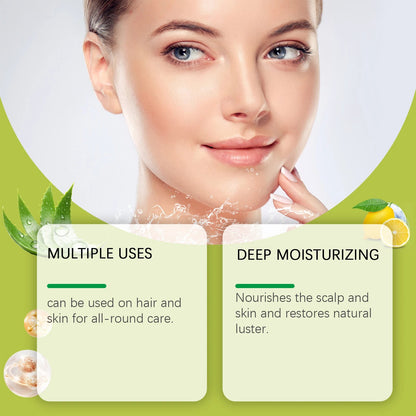 Moisturizing Hydrating Aloe Vera Gel Deeply Nourish Facial Body Skin Shrink Pores Reduce Fine Lines Dry Frizzy Hair Care Essence luvshop24