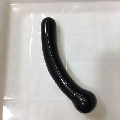 18cm Black Obsidian Yoni Massage Wand Magic Crystal Face Care Pleasure Stick For Women Body Massage Kegel Exercise Hearth Care luvshop24