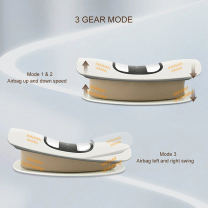 Electric Lumbar Traction Massager Adjustable Vibration Waist Massager Waist Spine Support Back Massage Machine Waist masajeador luvshop24