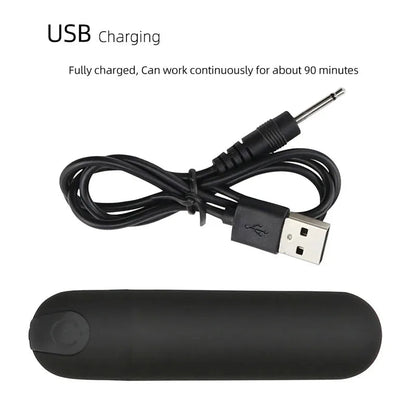 USB Chargeable Bullet Vibrator Woman Powerful Clitoris Stimulator G Spot Vagina Massager Mini Vibratoring Egg Female Masturbator luvshop24