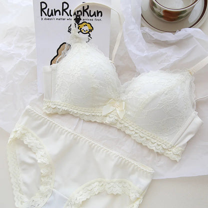 Lace Underwear Set of Female Small Breasts Gathered to Show Large on the Top Anti-Sagging Breasts Collect Vice Girls Student Bra luvshop24