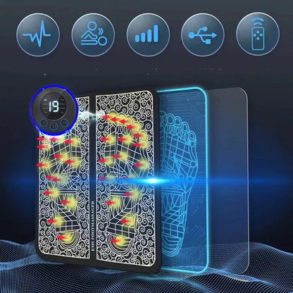 Electric Foot Massager Pad Muscle Massage Relaxation Trainer For Massage Fitness Outdoor Sport Home Family Relax luvshop24