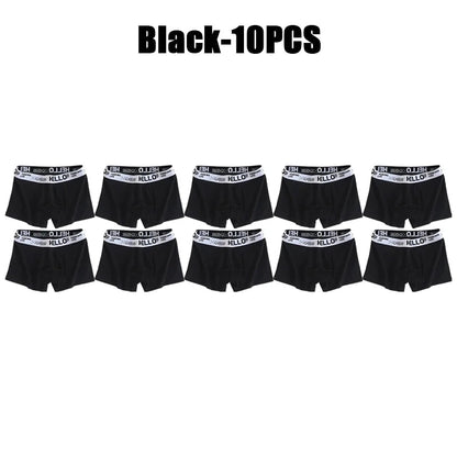 1-20Pcs Mens Underwear Male Boxers Sexy Underpants Comfortable Breathable Fashion Boys Panties Underwear Boxershorts Men luvshop24
