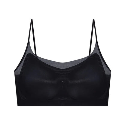 1pcs Summer Women Ultrathin Sport Bra Ms.Basic Thin Vest With Padded Female Brassier Ladys Ice Silk Seamless Comfort breath Bras luvshop24