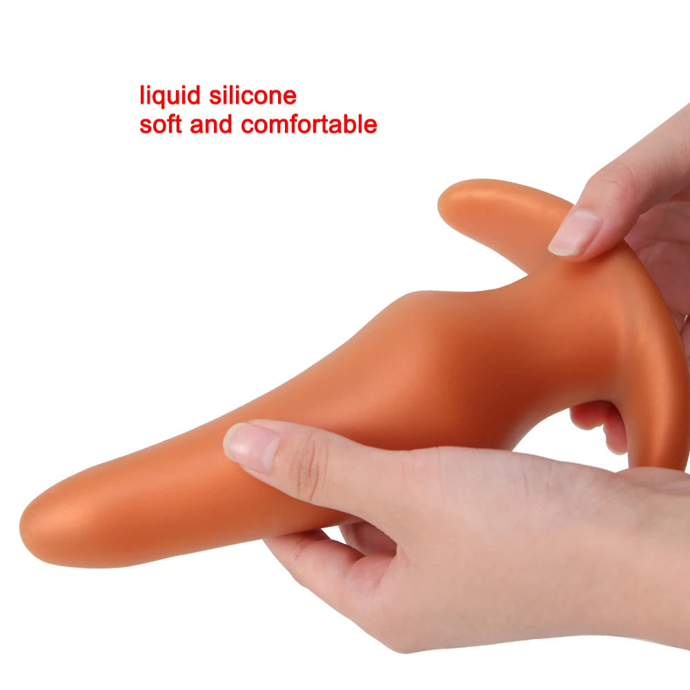 Soft Anal Plugs for Gay Men Prostate Massage Liquid Silicone 35-80mm Huge Butt Plug Anal Training Comfortable To Wear But Plug luvshop24